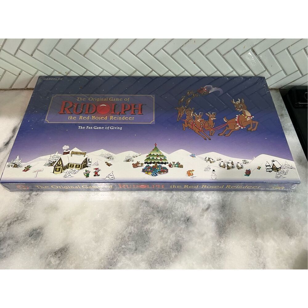 The Original Game Of Giving Rudolph The Red-Nosed Reindeer Board Game Christmas
